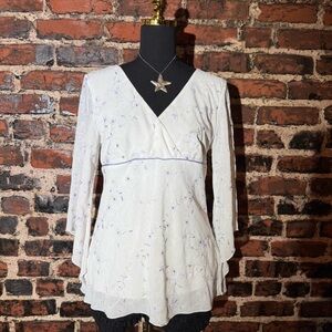 Y2K Feminine and Flowy Top